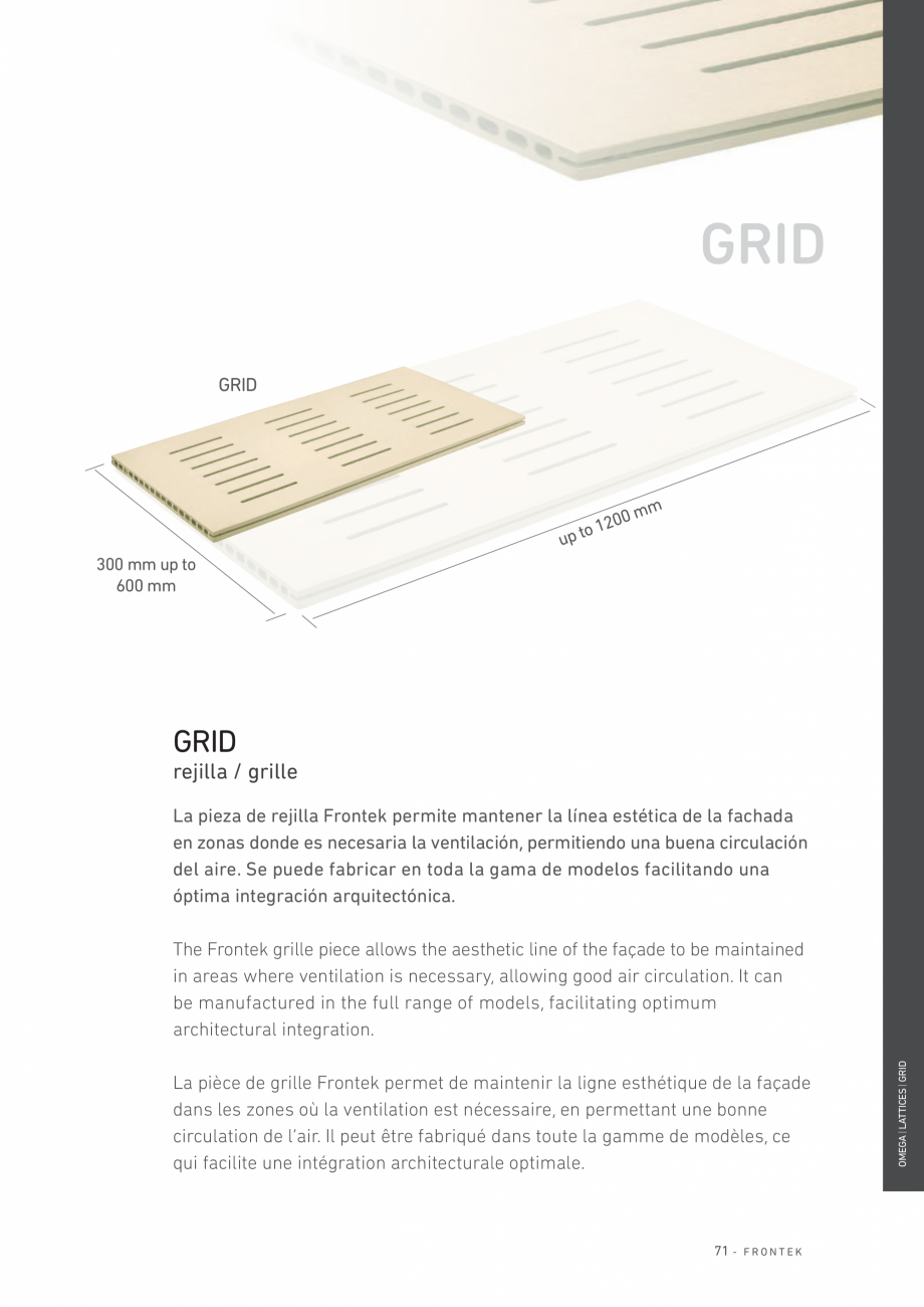 Pagina 72-Catalog - Placi de portelan extrudat Frontek Frontek Catalog, brosura Engleza, Spaniola 