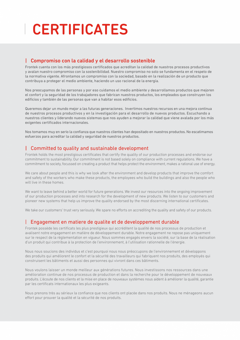 Pagina 75-Catalog - Placi de portelan extrudat Frontek Frontek Catalog, brosura Engleza, Spaniola 