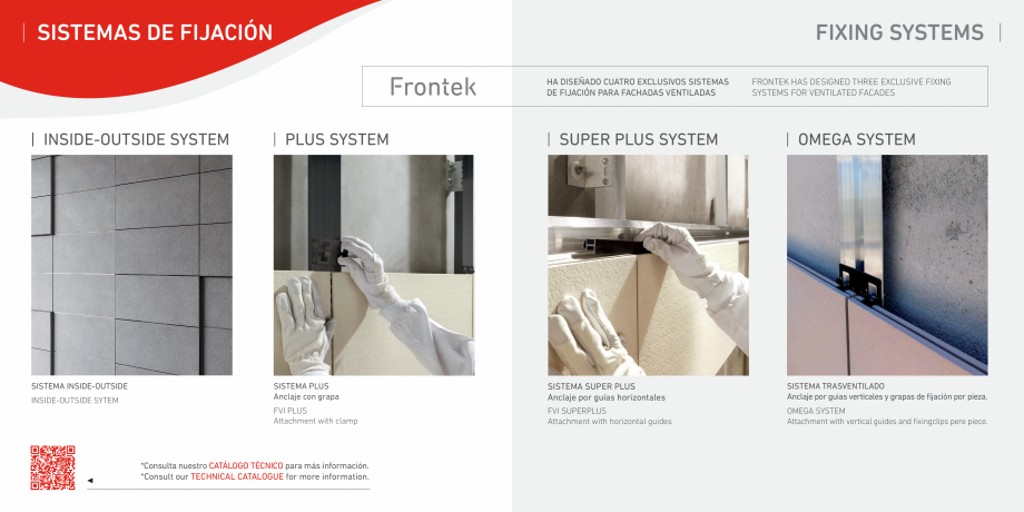 Pagina 4-Colectii placi de portelan extrudat Frontek Frontek Catalog, brosura Engleza, Spaniola standard...