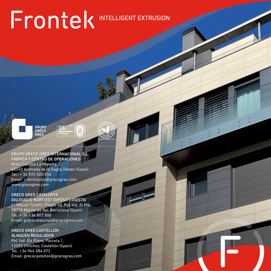 Pagina 7 - Colectii placi de portelan extrudat Frontek Frontek Catalog, brosura Engleza, Spaniola e ...