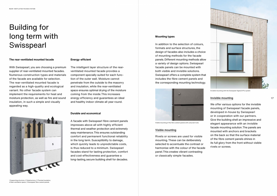 Pagina 9- Fatada ventilata din fibrociment SWISSPEARL SWISSPEARL Catalog, brosura Engleza acite 7024

Panel...