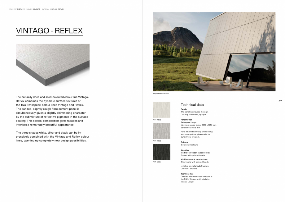 Pagina 19- Fatada ventilata din fibrociment SWISSPEARL SWISSPEARL Catalog, brosura Engleza and Installation...