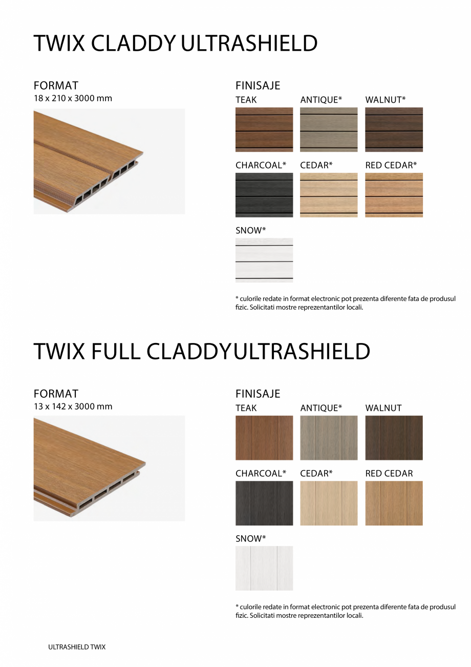 Pagina 6-Panouri modulare wpc tip riflaje GEPLAST Catalog, brosura Engleza the product, follow the...