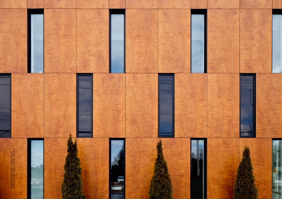 Pagina 4-Panouri HPL cu finisaj furnir pentru fatade PARKLEX PRODEMA PARKLEX PRODERMA Catalog, brosura...