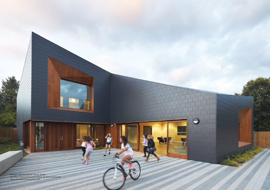 Pagina 12-Panouri HPL cu finisaj furnir pentru fatade PARKLEX PRODEMA PARKLEX PRODERMA Catalog, brosura...