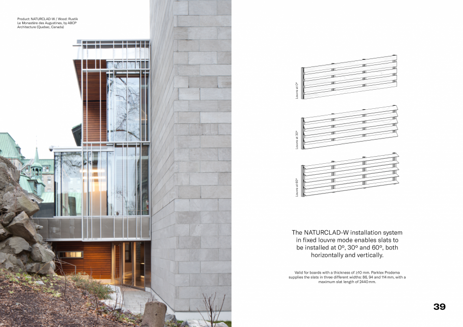 Pagina 20-Panouri HPL cu finisaj furnir pentru fatade PARKLEX PRODEMA PARKLEX PRODERMA Catalog, brosura...