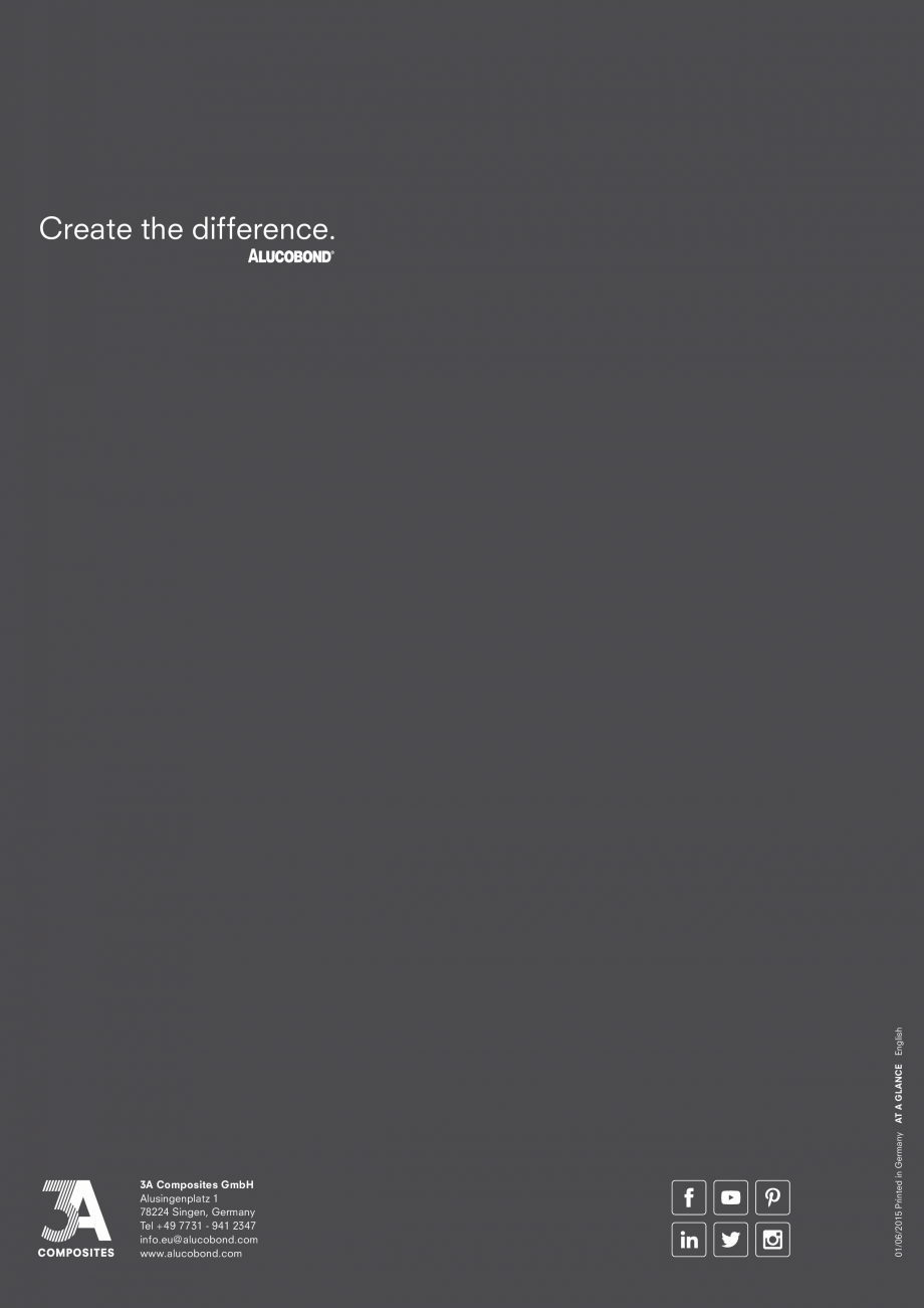 Pagina 8-Prezentare generala - Panouri compozite din aluminiu ALUCOBOND ALUCOBOND® A2 Catalog, brosura...