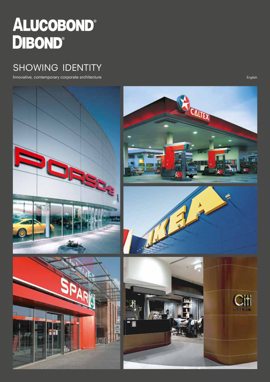 Pagina 1 - Exemple utilizare - Panouri compozite din aluminiu ALUCOBOND ALUCOBOND® Design,...
