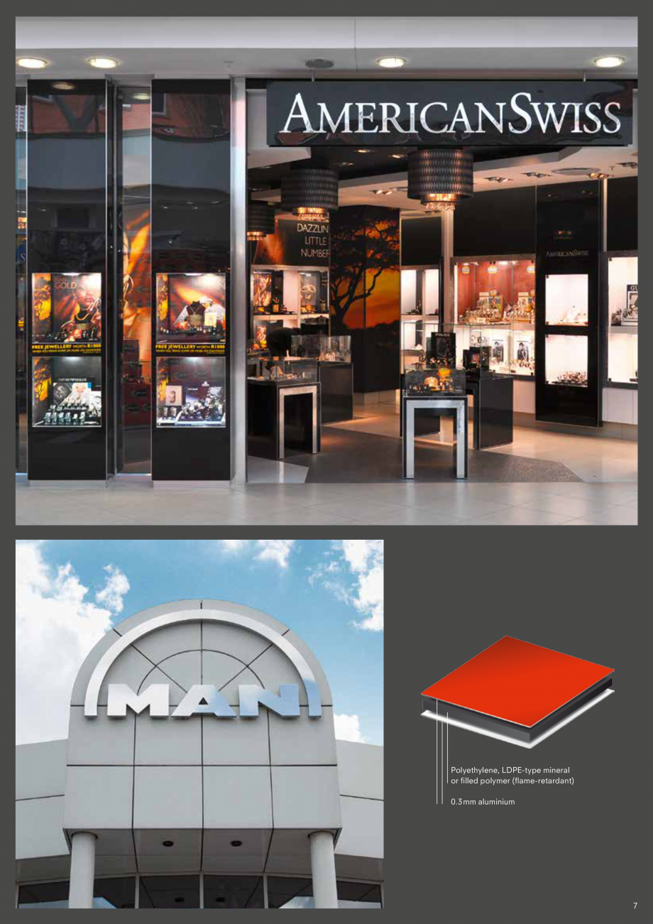 Pagina 7-Exemple utilizare - Panouri compozite din aluminiu ALUCOBOND ALUCOBOND® A2 Catalog, brosura...