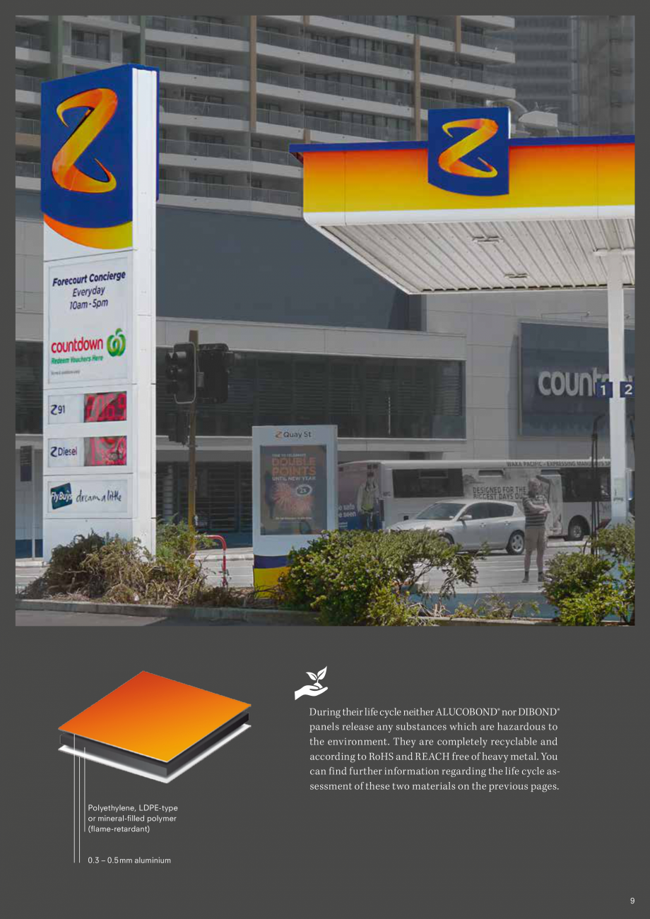 Pagina 9-Exemple utilizare - Panouri compozite din aluminiu ALUCOBOND ALUCOBOND® A2 Catalog, brosura...