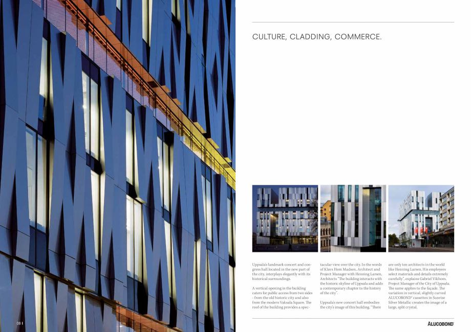 Pagina 6-Fatade realizate cu panourile compozite din aluminiu ALUCOBOND ALUCOBOND® A2 Catalog, brosura...