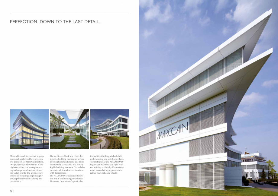 Pagina 8-Fatade realizate cu panourile compozite din aluminiu ALUCOBOND ALUCOBOND® A2 Catalog, brosura...