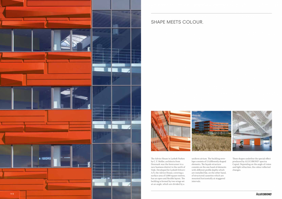 Pagina 9-Fatade realizate cu panourile compozite din aluminiu ALUCOBOND ALUCOBOND® A2 Catalog, brosura...