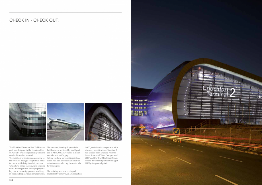 Pagina 12-Fatade realizate cu panourile compozite din aluminiu ALUCOBOND ALUCOBOND® A2 Catalog, brosura...