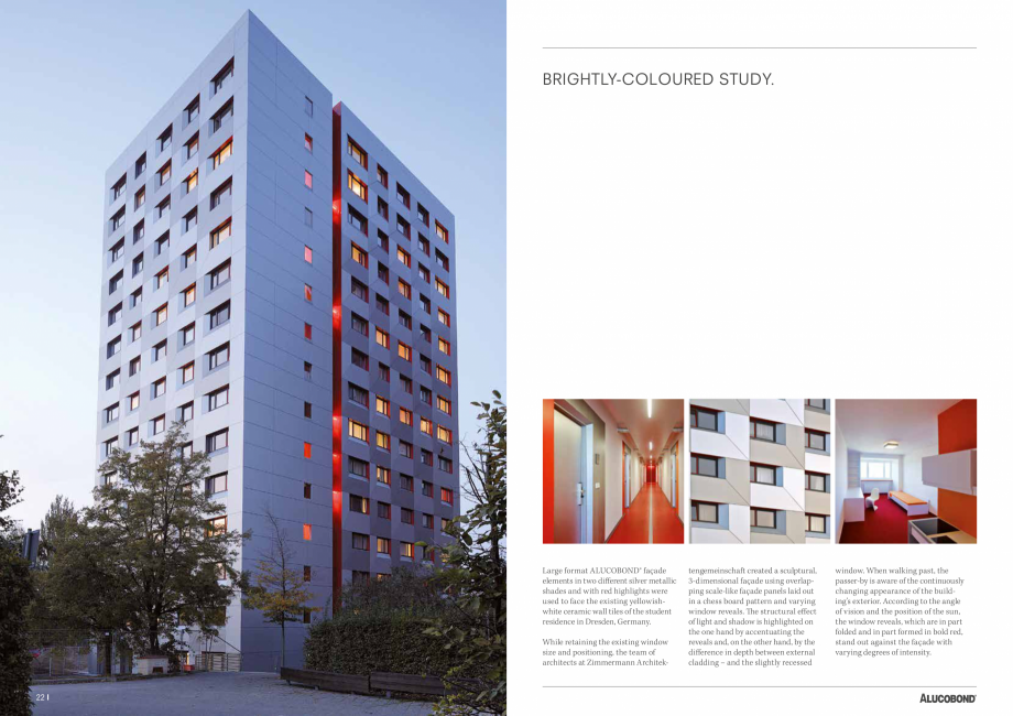 Pagina 13-Fatade realizate cu panourile compozite din aluminiu ALUCOBOND ALUCOBOND® A2 Catalog, brosura...