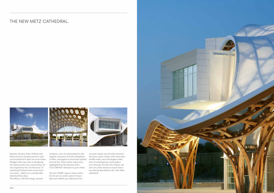 Pagina 14-Fatade realizate cu panourile compozite din aluminiu ALUCOBOND ALUCOBOND® A2 Catalog, brosura...