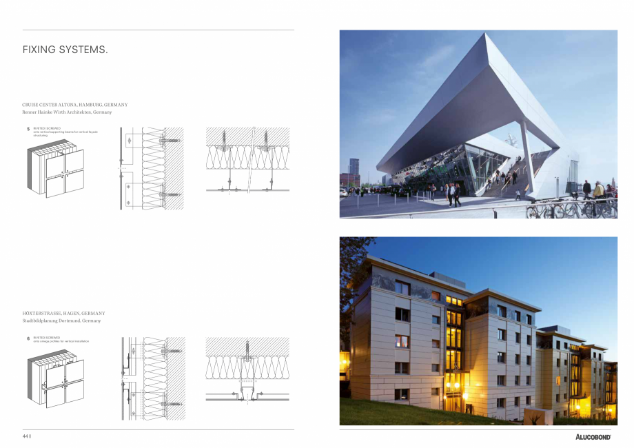 Pagina 23-Fatade realizate cu panourile compozite din aluminiu ALUCOBOND ALUCOBOND® A2 Catalog, brosura...