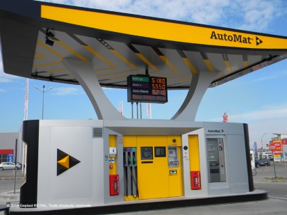 Detaliu - statii carburant Automat ALUCOBOND A2 Statii carburant