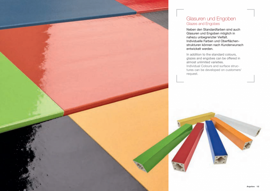 Pagina 12 - Sisteme de fatada din ceramica ARGETON Argeton Catalog, brosura Engleza, Germana tion of...