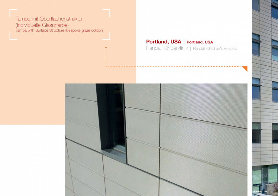 Pagina 38 - Sisteme de fatada din ceramica ARGETON Argeton Catalog, brosura Engleza, Germana 