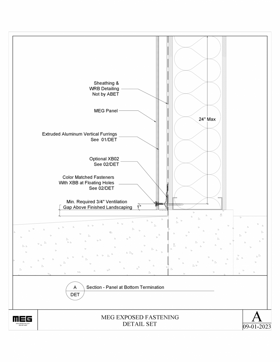 Pagina 4 - CAD-PDF Montaj panouri HPL compact MEG fatada ventilata_prindere vizibila GPLAST EN ABET ...
