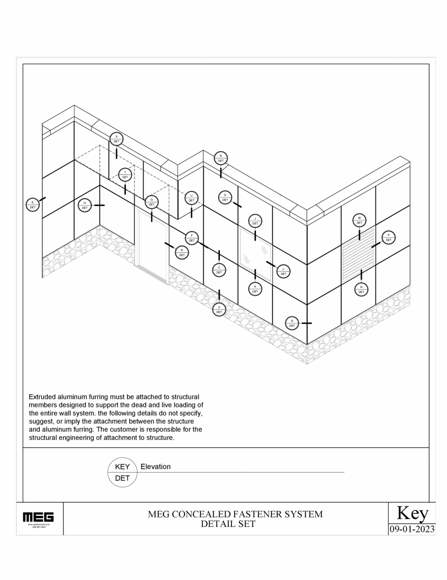 Pagina 1 - CAD-PDF Montaj panouri HPL compact MEG fatada ventilata_prindere ascunsa GPLAST EN ABET...