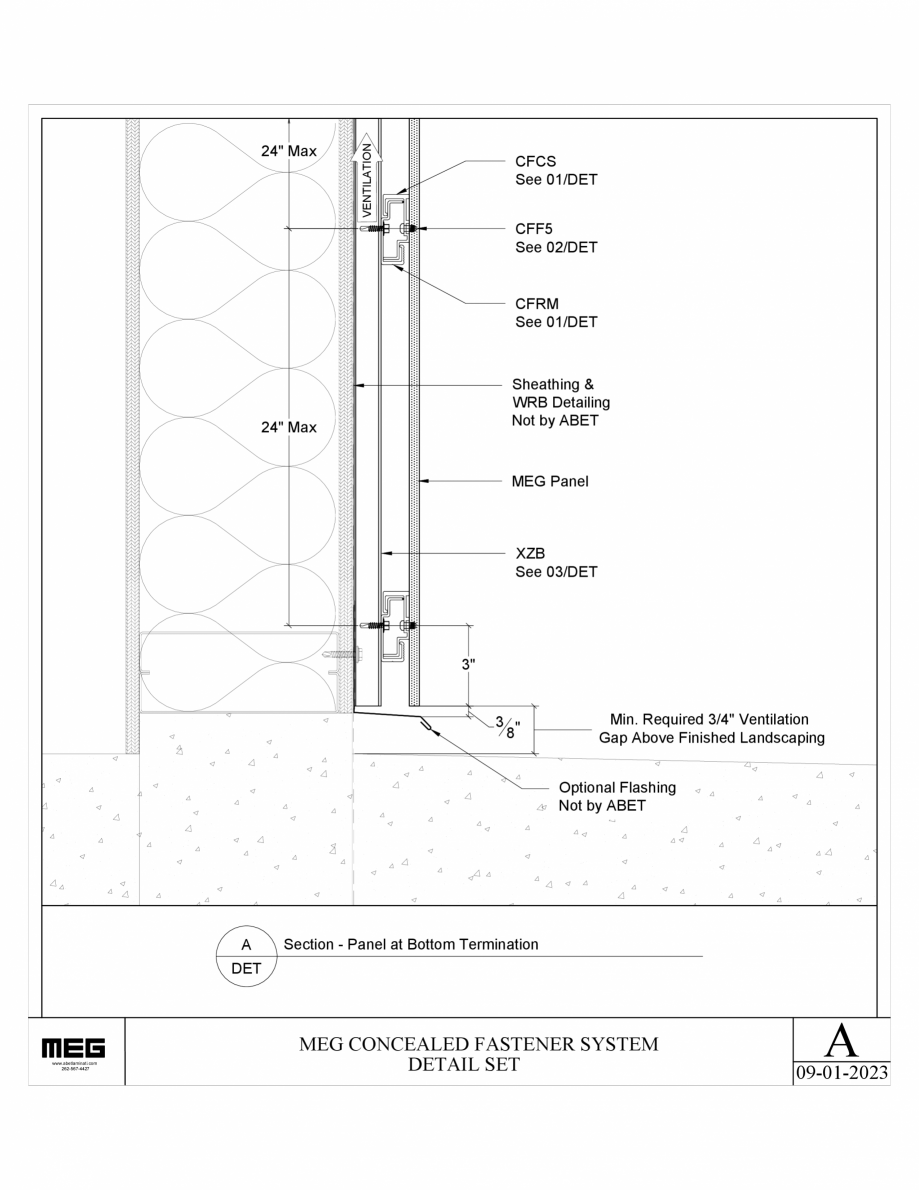 Pagina 7-CAD-PDF Montaj panouri HPL compact MEG fatada ventilata_prindere ascunsa GPLAST EN ABET LAMINATI...