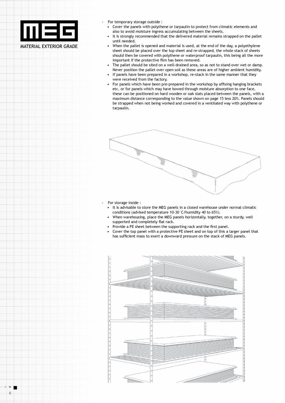 Pagina 8 - Placi HPL compact fatade MEG_GEPLAST ABET LAMINATI Specificații tehnice Engleza erance

...