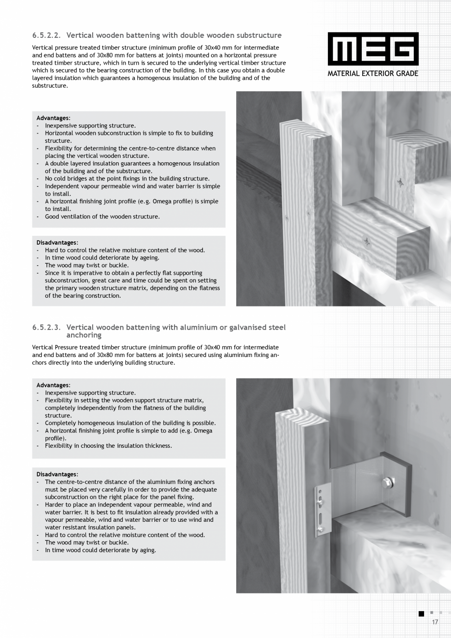Pagina 19-Placi HPL compact fatade MEG_GEPLAST ABET LAMINATI Specificații tehnice Engleza e of the panel in...