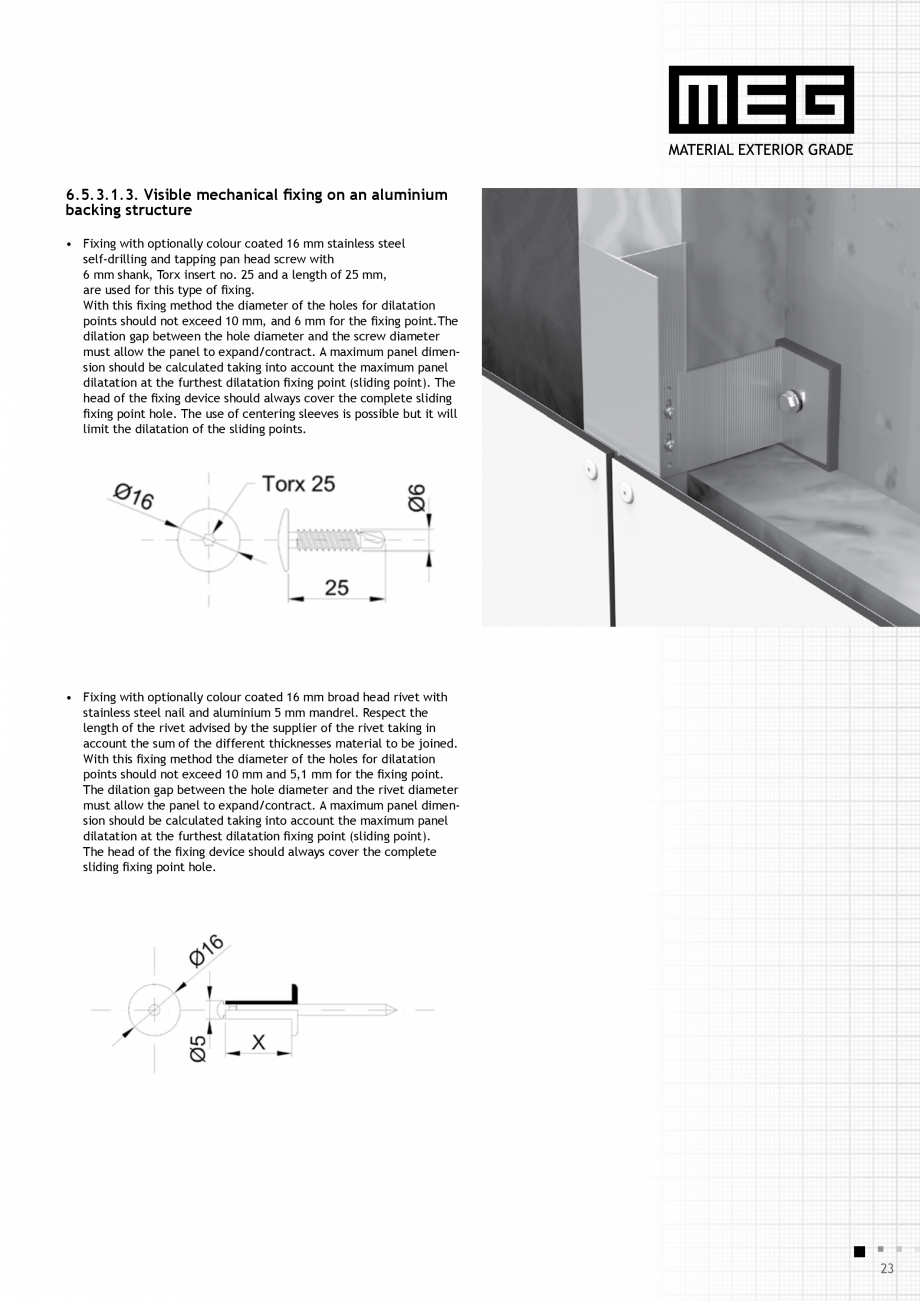 Pagina 25-Placi HPL compact fatade MEG_GEPLAST ABET LAMINATI Specificații tehnice Engleza se guidelines and...