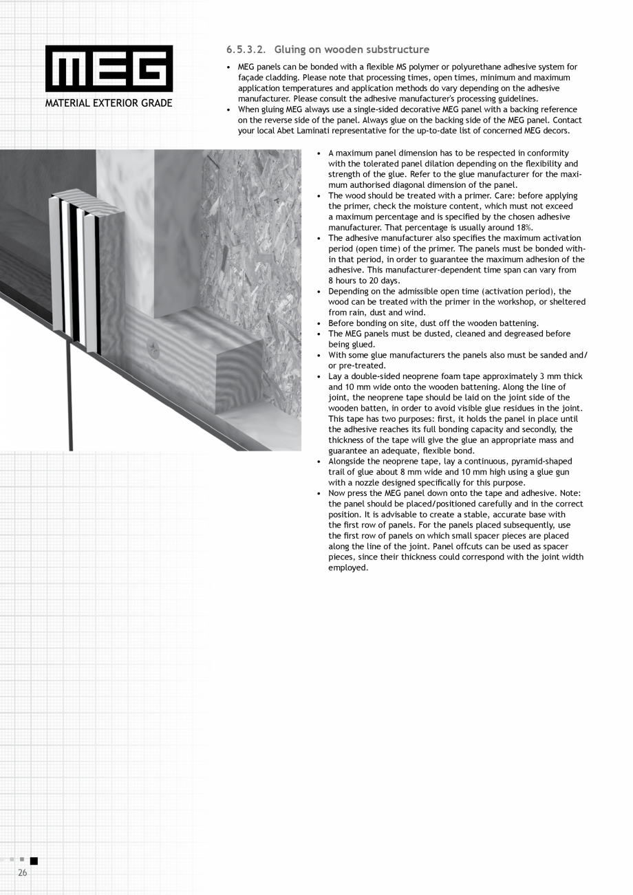 Pagina 28 - Placi HPL compact fatade MEG_GEPLAST ABET LAMINATI Specificații tehnice Engleza to...