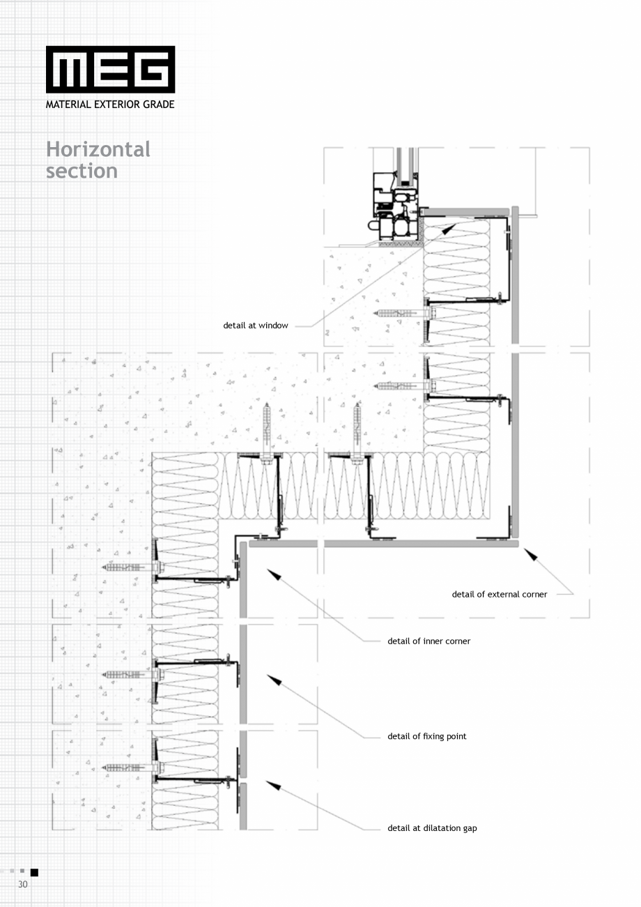 Pagina 32-Placi HPL compact fatade MEG_GEPLAST ABET LAMINATI Specificații tehnice Engleza pacing indicated in...