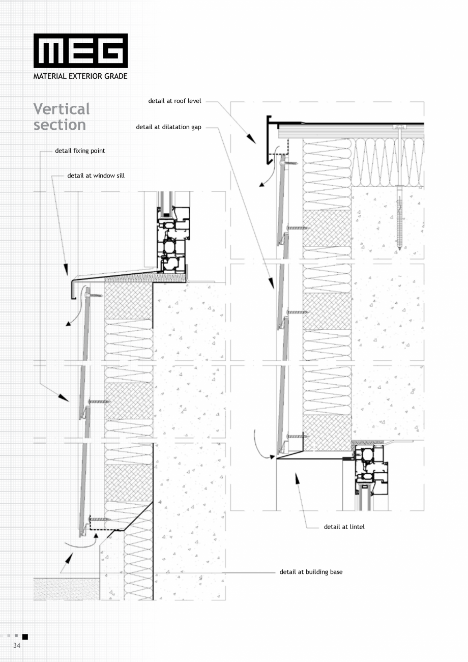 Pagina 36-Placi HPL compact fatade MEG_GEPLAST ABET LAMINATI Specificații tehnice Engleza  Flexibility for...