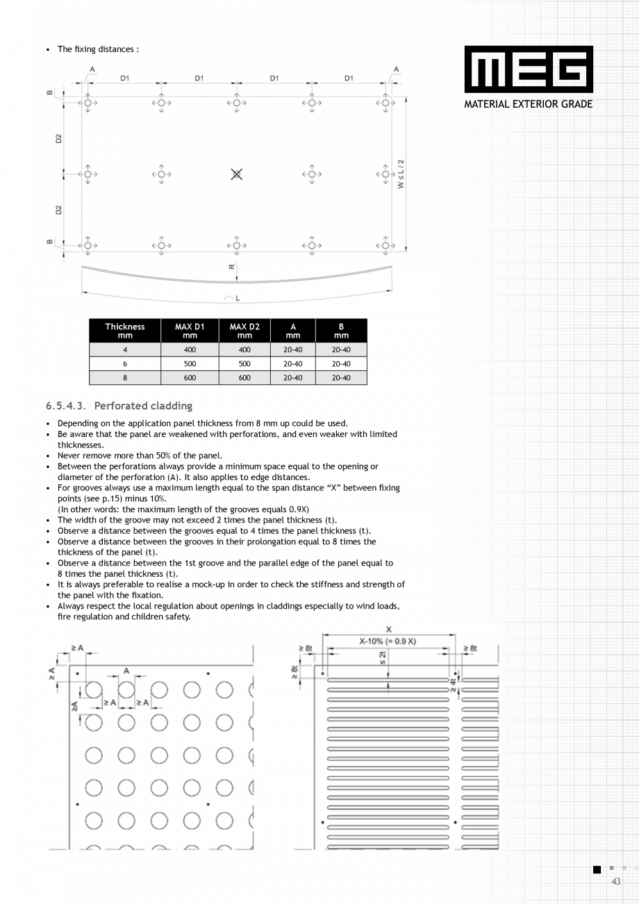 Pagina 45-Placi HPL compact fatade MEG_GEPLAST ABET LAMINATI Specificații tehnice Engleza the complete...