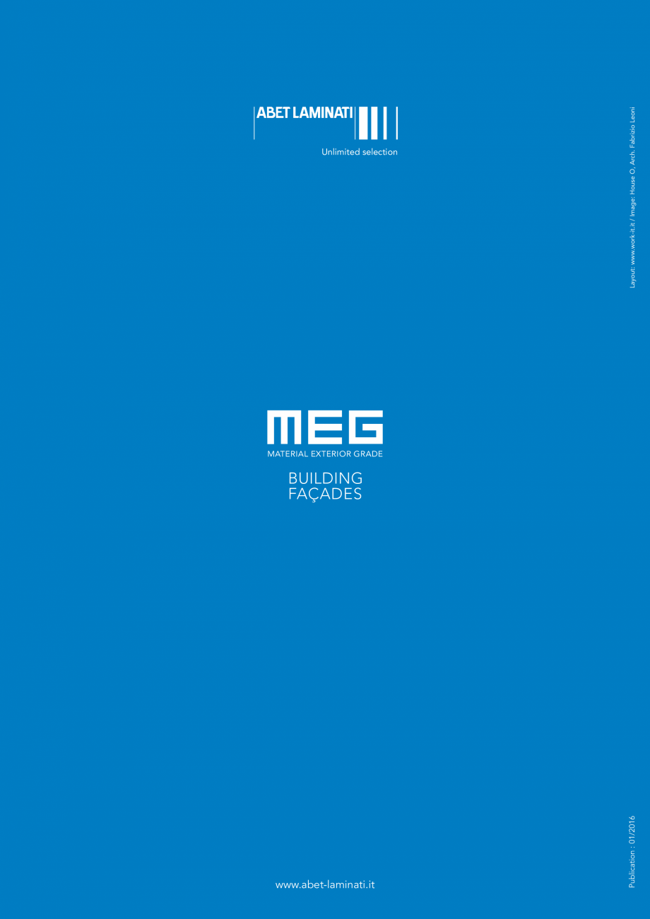 Pagina 52 - Placi HPL compact fatade MEG_GEPLAST ABET LAMINATI Specificații tehnice Engleza...