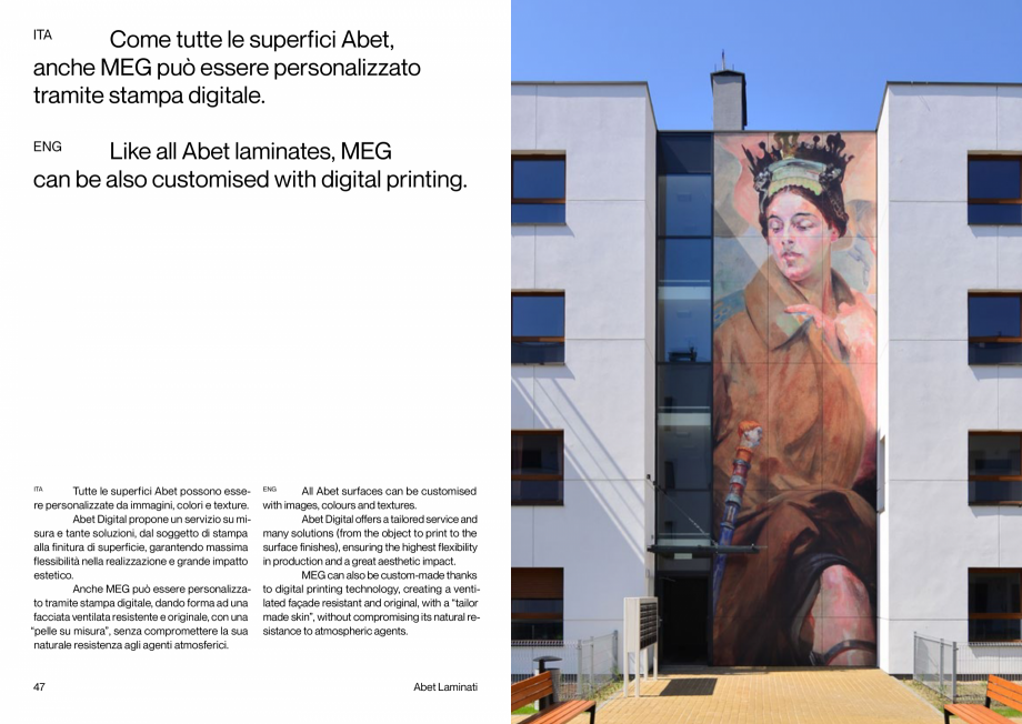 Pagina 25 - PLACI HPL FATADA MEG Abet Laminati ABET LAMINATI Catalog, brosura Engleza, Italiana 