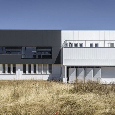 ABET LAMINATI Placare fatada HPL compact cladire INRS MEG - vedere fatada - Panouri din HPL