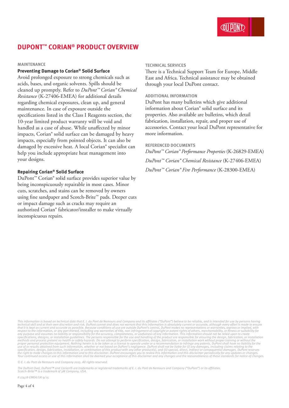 Pagina 4-Placi minerale pentru fatada - Prezentare generala CORIAN® Exterior Cladding Corian Exterior...