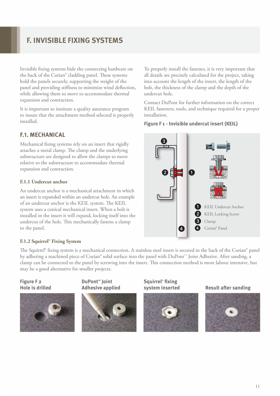 Pagina 13-Solutii pentru placarea fatadelor CORIAN® Exterior Cladding Corian Exterior Cladding Catalog,...
