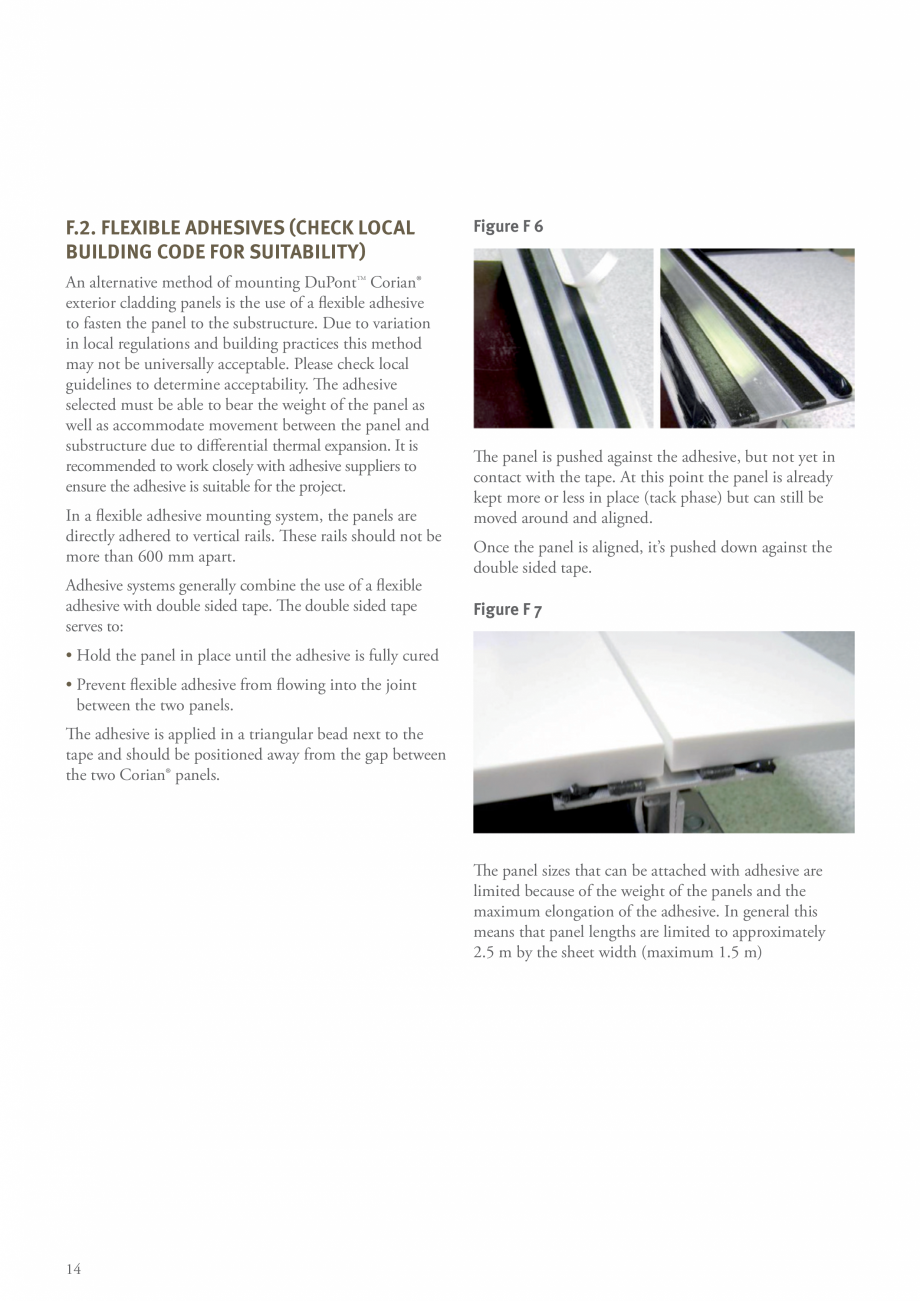 Pagina 16-Solutii pentru placarea fatadelor CORIAN® Exterior Cladding Corian Exterior Cladding Catalog,...