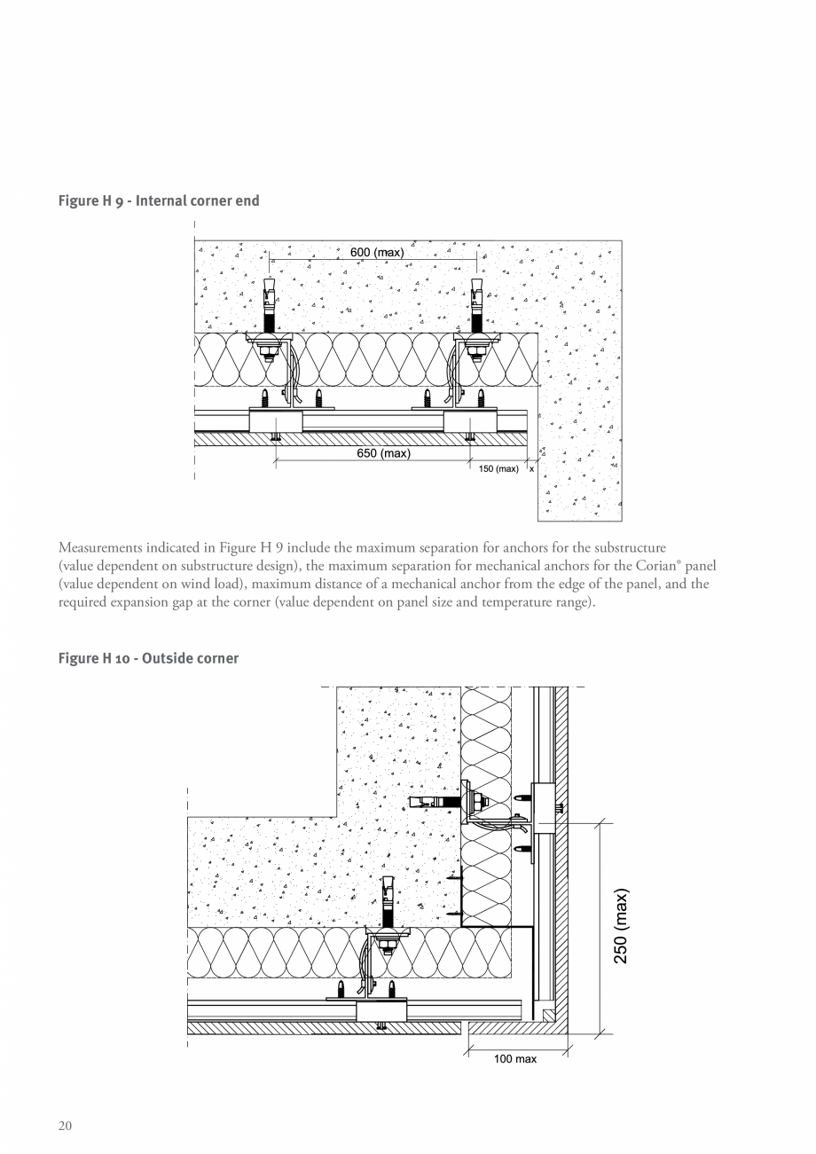 Pagina 22-Solutii pentru placarea fatadelor CORIAN® Exterior Cladding Corian Exterior Cladding Catalog,...