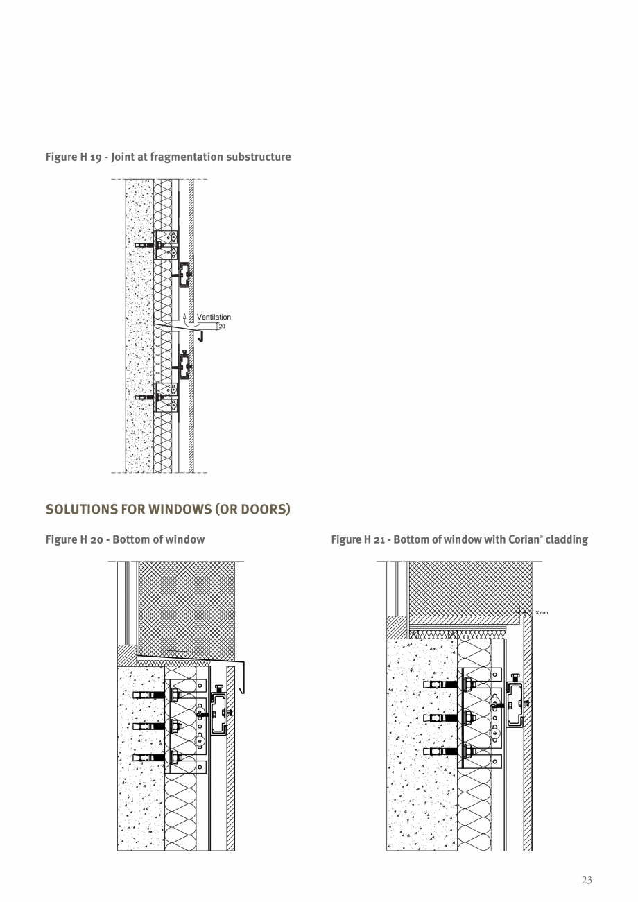 Pagina 25-Solutii pentru placarea fatadelor CORIAN® Exterior Cladding Corian Exterior Cladding Catalog,...
