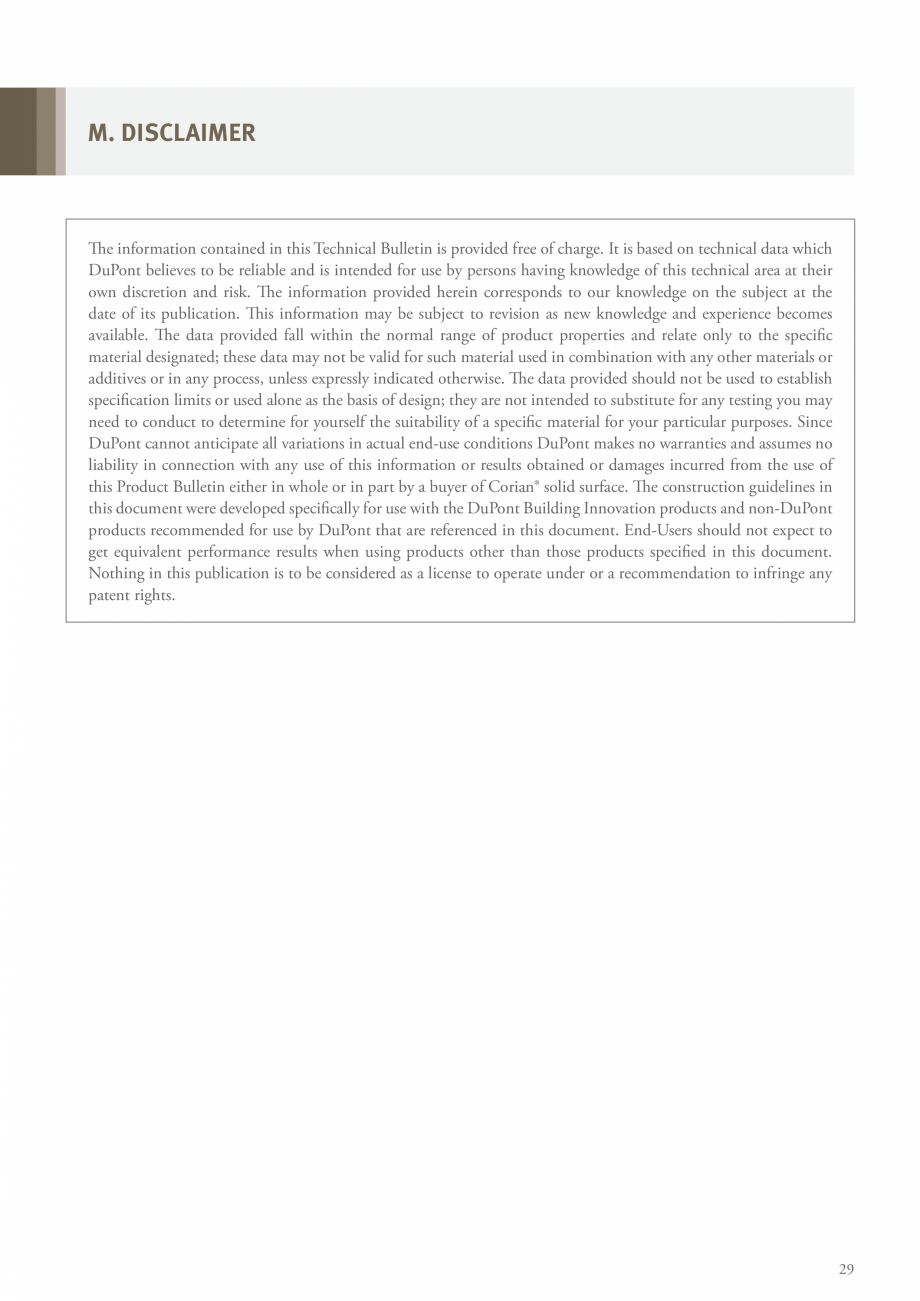 Pagina 31-Solutii pentru placarea fatadelor CORIAN® Exterior Cladding Corian Exterior Cladding Catalog,...