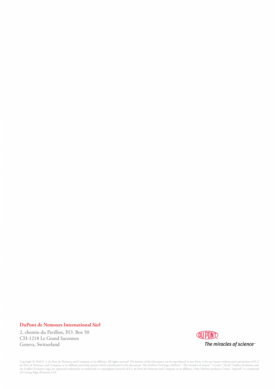 Pagina 32-Solutii pentru placarea fatadelor CORIAN® Exterior Cladding Corian Exterior Cladding Catalog,...