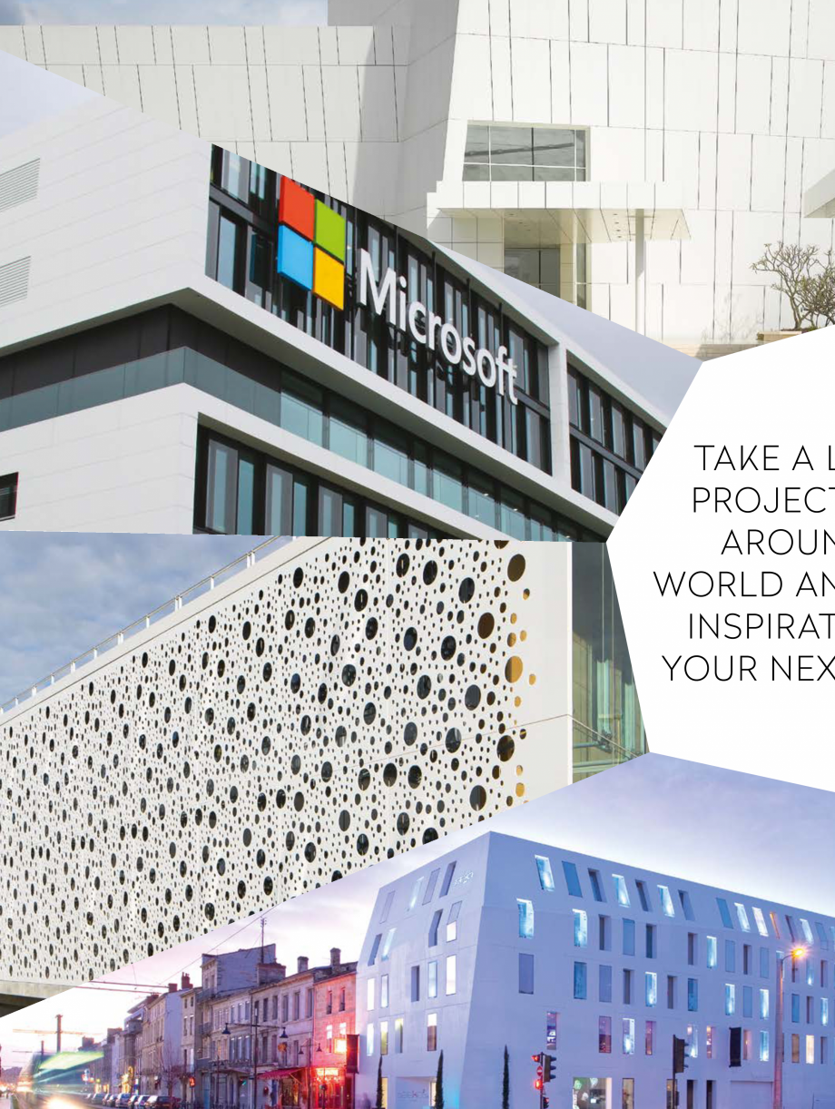 Pagina 3-Placi minerale pentru fatada CORIAN® Exterior Cladding Corian Exterior Cladding Catalog, brosura...