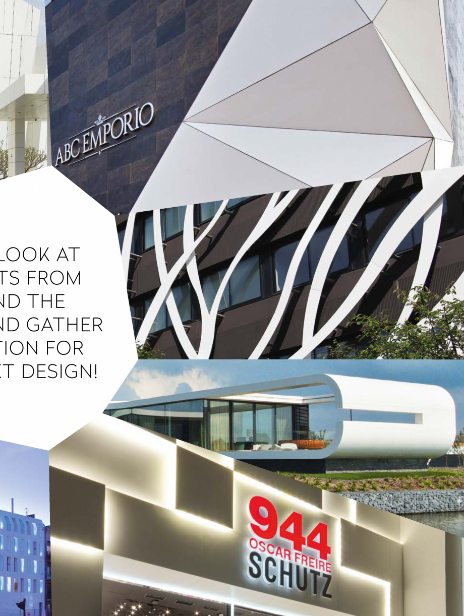 Pagina 4-Placi minerale pentru fatada CORIAN® Exterior Cladding Corian Exterior Cladding Catalog, brosura...