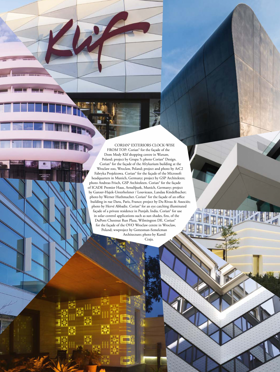 Pagina 7-Placi minerale pentru fatada CORIAN® Exterior Cladding Corian Exterior Cladding Catalog, brosura...
