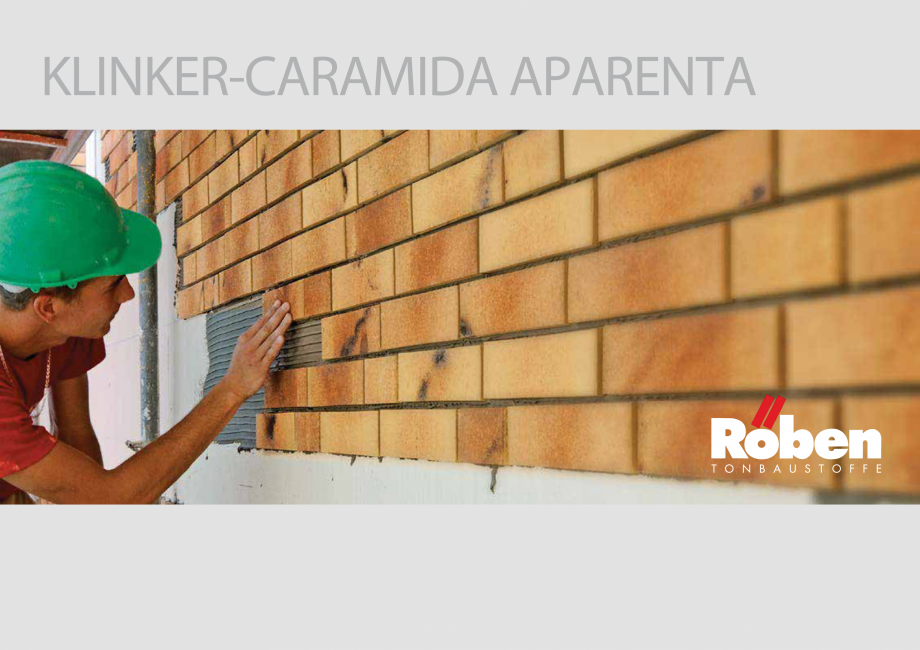 Pagina 1-Caramida aparenta klinker GEPLAST ROBEN Catalog, brosura Romana KLINKER-CARAMIDA APARENTA

CARAMIDA...