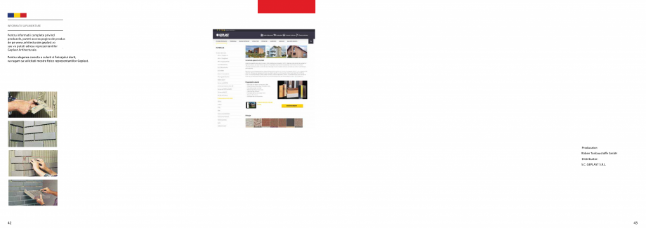 Pagina 22-Caramida aparenta klinker GEPLAST ROBEN Catalog, brosura Romana 