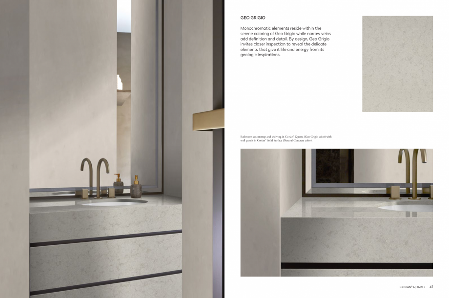 Pagina 22 - Estetica dinamica inspirata de natura CORIAN® Solid Surface  CORIAN® Solid...